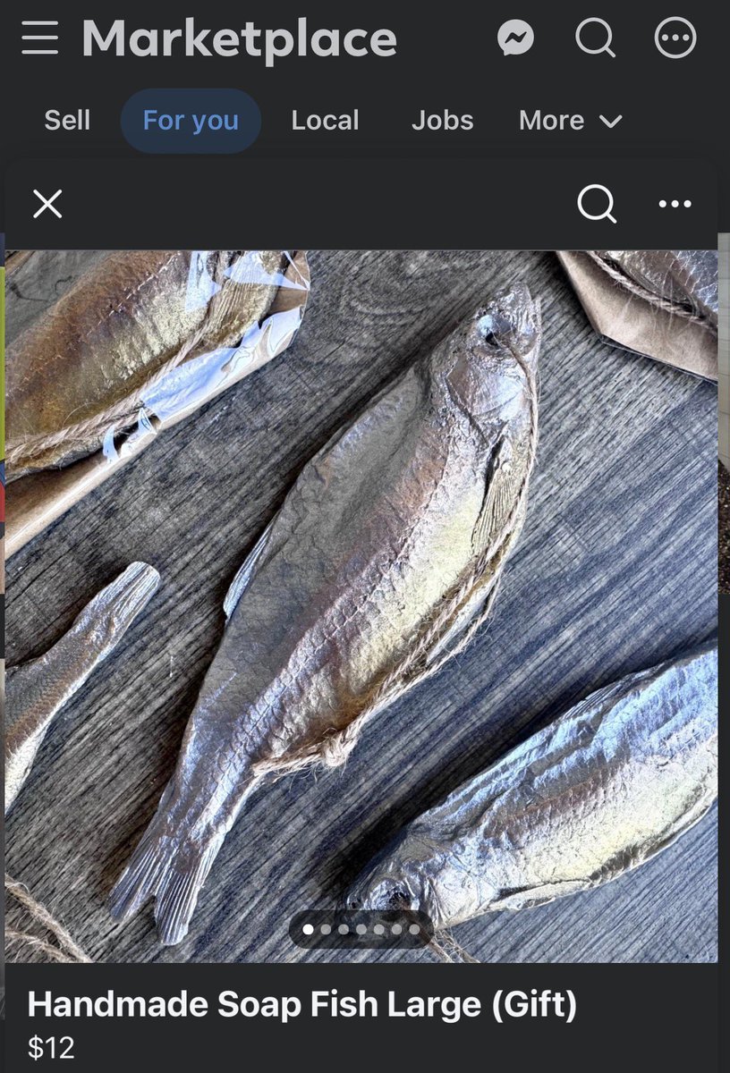 ImJalapenoMama's tweet photo. Fish soap anyone? #facebookmarketplace #FBfinds #FB #MarketPlace #Facebook https://t.co/A5RygnesqG