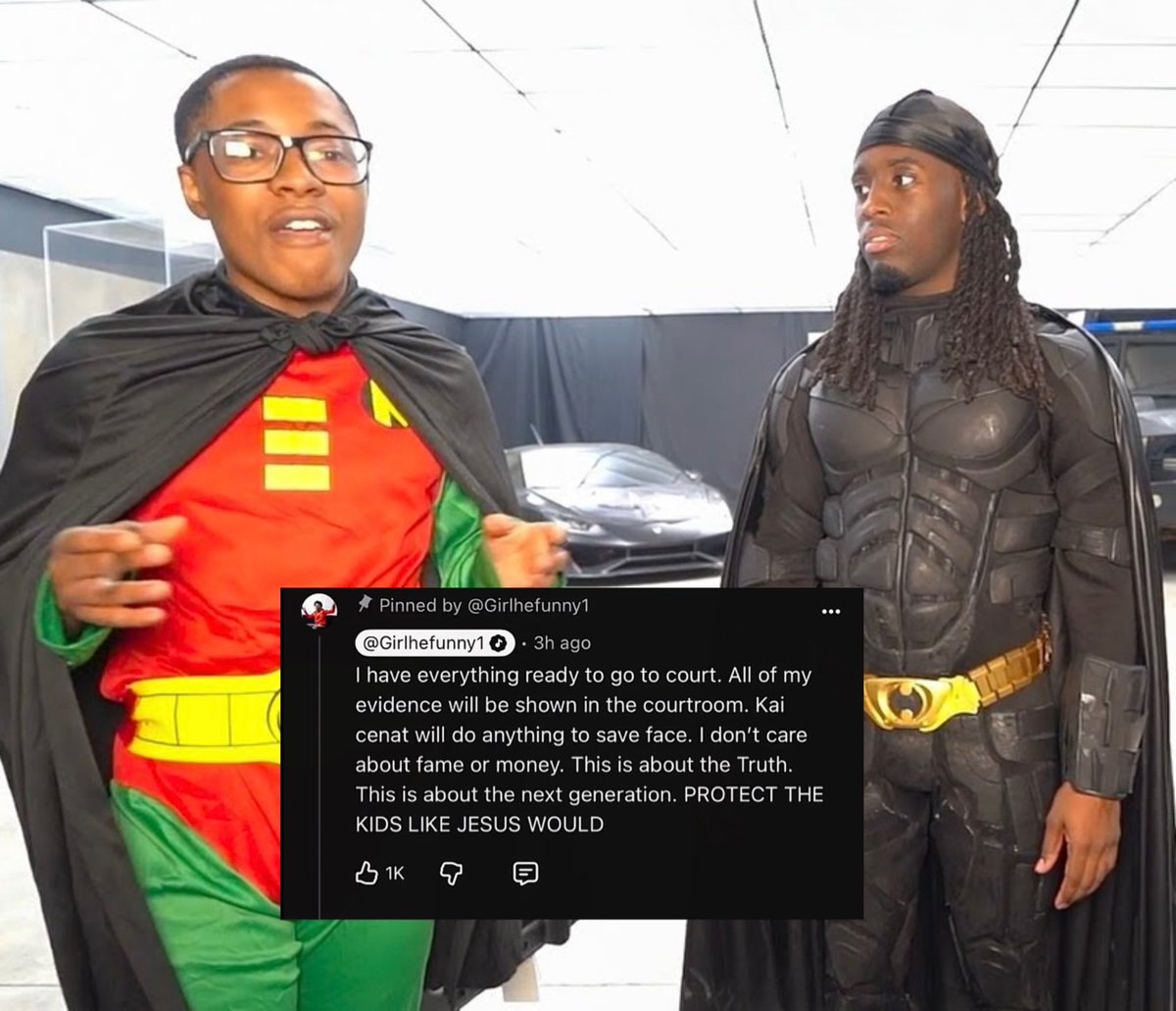 bilzpaid's tweet photo. Reggie says he is ready for Kai Cenat to sue him 😳

“I have everything ready to go to court. All of my evidence will be shown in the courtroom. Kai cenat will do anything to save face. I don't care about fame or money. This is about the Truth. This is about the next generation” https://t.co/gxTnaNm7mo