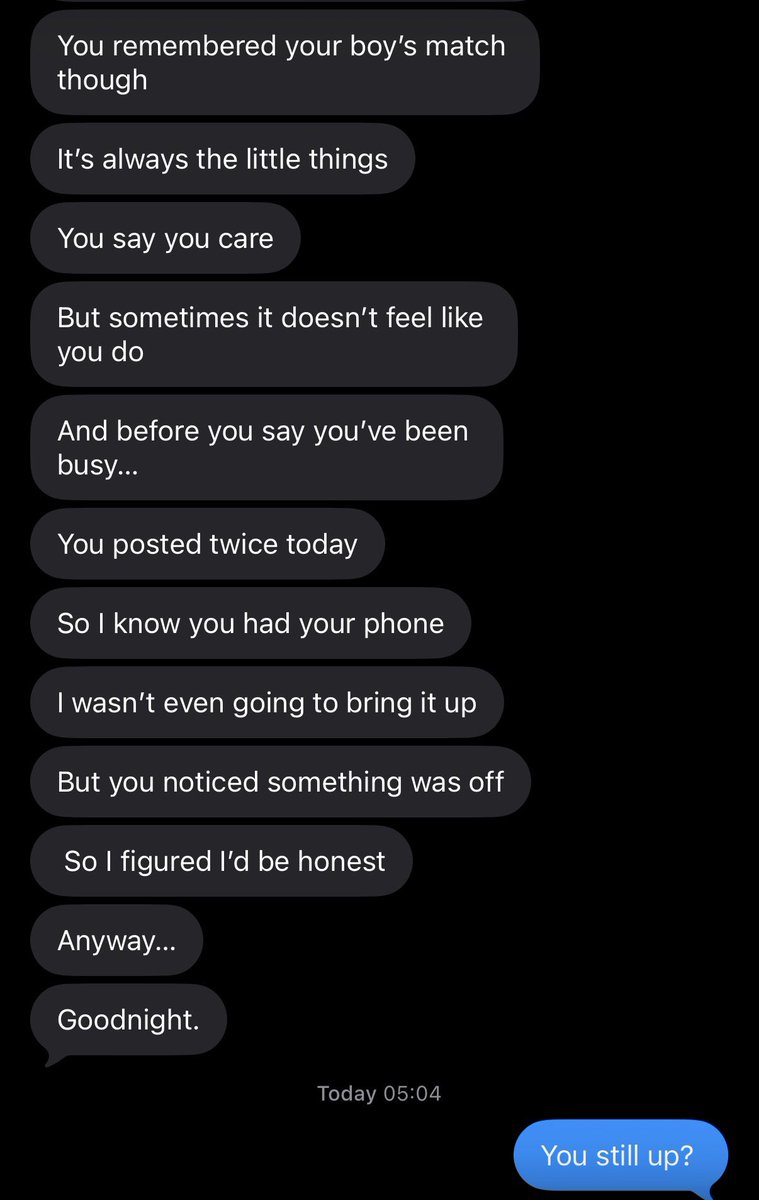 Peterisrandom's tweet photo. She said she wasn’t mad....Then I woke up to 15 messages. https://t.co/GtDQNg3Kqb