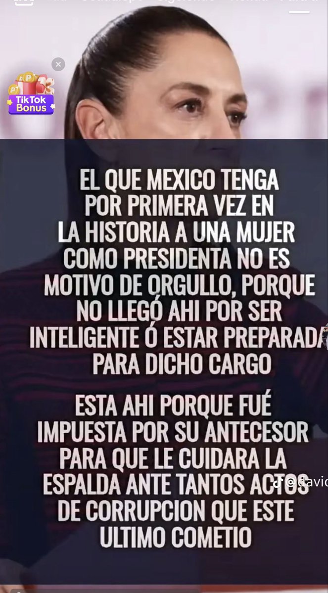 NestorHdz10's tweet photo. Y todavía se ufana esta mediocre presirvienta de marras https://t.co/IsEBvAy7VY