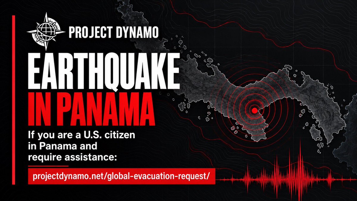 Project_Dynamo_'s tweet photo. Following today’s earthquake in Panama, high-rise buildings have been evacuated, with reports of bridge and airport closures.

Project DYNAMO has activated its monitoring center and is coordinating with local and regional partners, ready to respond if further assistance is needed.

U.S. citizens in Panama requiring assistance:
https://t.co/jyHucodjEU

Please share with Americans in Panama.