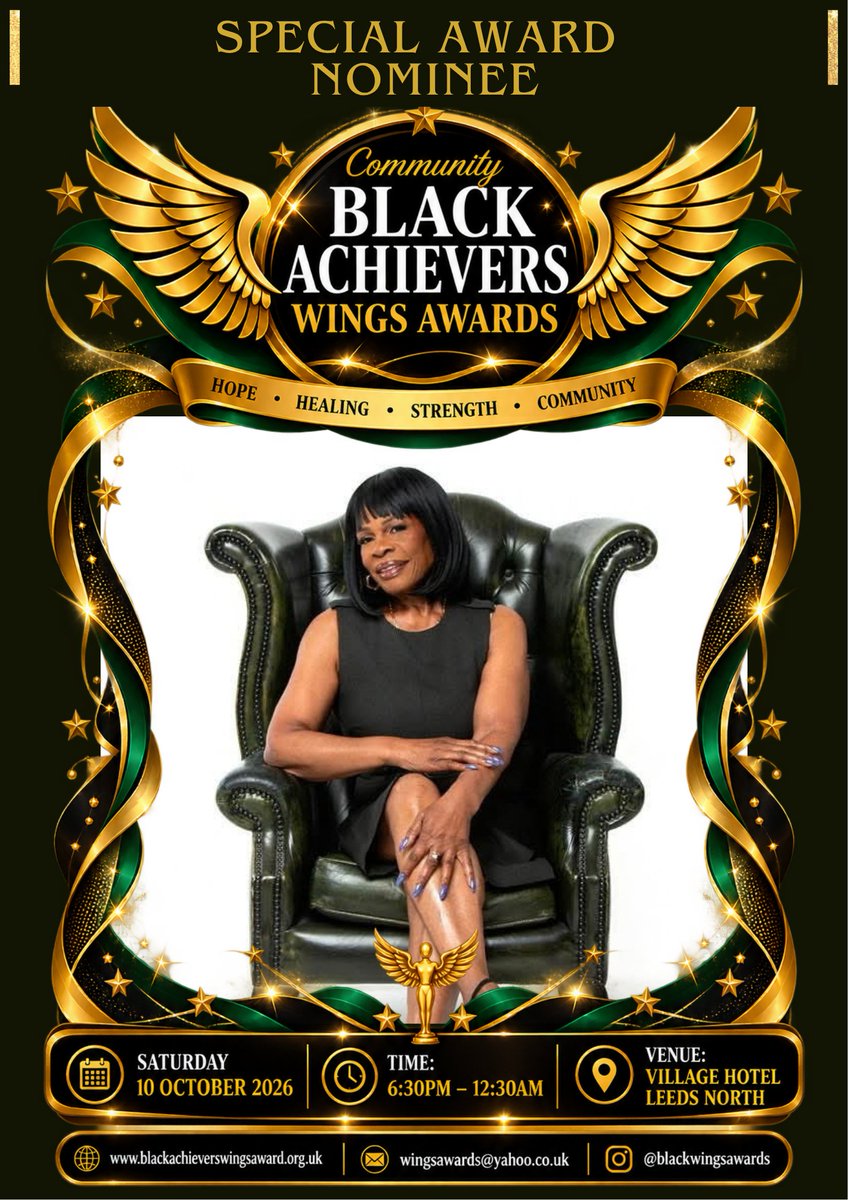WingsAwards's tweet photo. Celebrating the recipients 🎉#CommunityBlackAchieversWingsAward2026 #Workshop #ThingsToDoInLeeds #CelebratingSuccess #AimingHigh #YoungPeople #FamilyEvent #AwardCeremony #CBAWA2026 #FundraisingEvent #LeedsEvent #CommunityEngagement #CommunityBlackAchieversWingsAward #Chapeltown https://t.co/wDgmqzZwQI