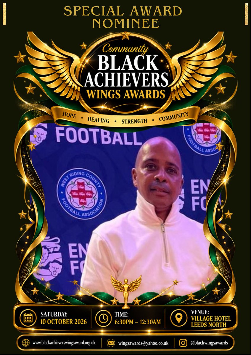 WingsAwards's tweet photo. Celebrating the recipients 🎉#CommunityBlackAchieversWingsAward2026 #Workshop #ThingsToDoInLeeds #CelebratingSuccess #AimingHigh #YoungPeople #FamilyEvent #AwardCeremony #CBAWA2026 #FundraisingEvent #LeedsEvent #CommunityEngagement #CommunityBlackAchieversWingsAward #Chapeltown https://t.co/d6Dr4xRlfm