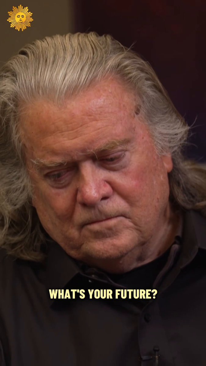 Steve Bannon, in an interview, questions "WHAT'S YOUR FUTURE?" while discussing his efforts to enable a third presidential term for Donald Trump, suggesting loopholes in the 22nd Amendment. The CBS sun logo is visible in the upper left corner.