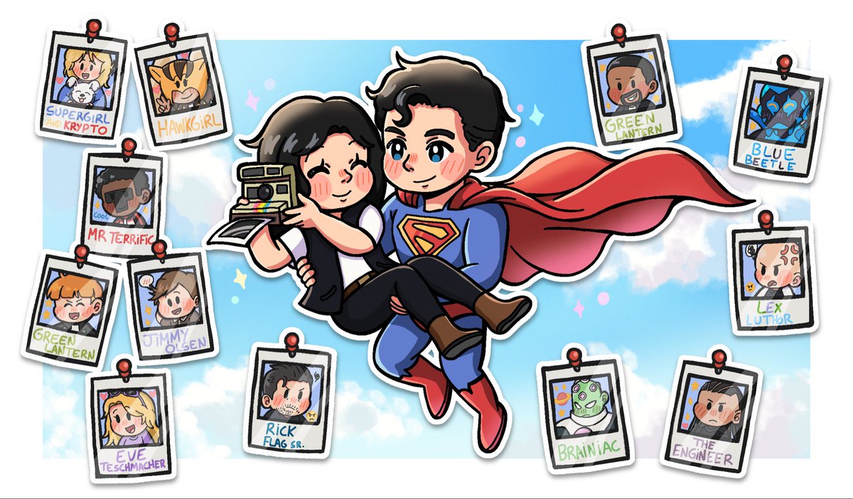 MoTBigBang's tweet photo. The Man of Tomorrow Big Bang is open to any and all DCU fans who love to write and/or make art! 

Any and all ships and stories are welcome, so long as at least one of your main characters is one of the following! (Art courtesy of @joygirlmelii !) https://t.co/mxZnakeTkR