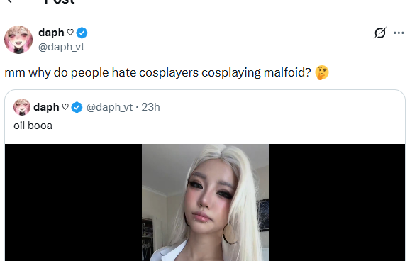 AbeStrongjohn's tweet photo. >entire appeal of the meme is a fantasy about having a family with a proper and aristocratic woman
>slut covers her tits in oil and bounces them
"Why aren't you guys into this?"
these whores are genuinely retarded https://t.co/Mjbs78u5f0