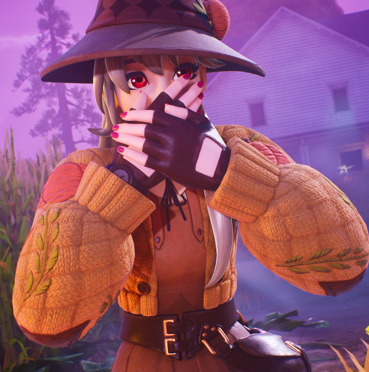 ItsNanoGoat's tweet photo. Startled by a scarecrow⁉️

#lexa
#fortography
#fortnite https://t.co/3Y1woE9oKi