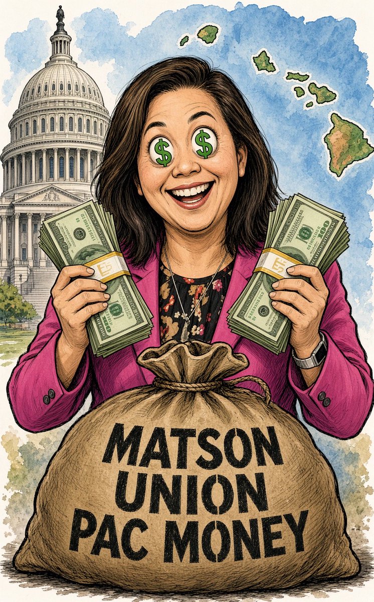 RaeOfHope808's tweet photo. In case you didn’t know, Rep. Jill Tokuda has a history of making things happen when you flash enough Benjamin’s in front of her. 💵🤑💰
Here’s the record that critics use:
She pledged no corporate PAC money. Civil Beat says she kept that pledge, and still takes checks from lobbyists, CEOs, contractors, and labor PACs.
OpenSecrets, 2023–24: Matson was her top contributor at $22,300, almost all from employees. In 2022, Matson executives and employees, including CEO Matthew Cox, gave about $23,000. Lobbyist Jennifer Sabas, whose firm Kaimana Hila was a Tokuda client in 2015, also gave. At the Oct. 7, 2026 forum she defended the Jones Act. Brenton Awa tied that to maritime-union endorsements. She said she is proud of them.
Monsanto is the other one. In March 2015, as Senate Ways and Means chair, she killed SB 801 with no hearing. That bill would have set pesticide spray buffer zones around schools. Supporters waited outside her office. She told them she had “very strong reservations” and cited the Department of Agriculture’s ability to enforce it. She had asked that the bill be sent to her committee, then refused to hear it. A disclosure bill moved. The buffer bill did not.
In the 2022 primary, Mainstream Democrats, a mainland super PAC, sent mail saying she took thousands of dollars from Monsanto, then spiked that school buffer bill. Civil Beat reported the ads. A public itemized total for those Monsanto checks is not in the coverage. The sequence critics use is the money, then the killed hearing.