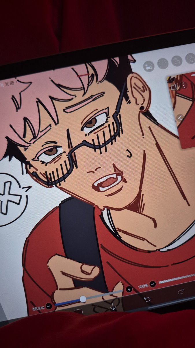 satorufacha's tweet photo. nerdyuu (the eyebrows and lashes are still a crisis, ok) 

#wip https://t.co/U1H9ftcPS4