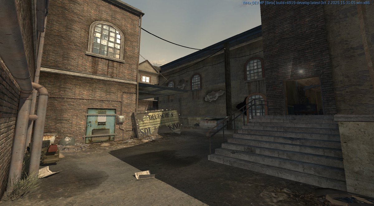 QQCOKA's tweet photo. ‼️COD ONLINE CUT CONTENT POST:

after a decade of speculation and theory, the scrapped CODOL Cyborg Zombies Kino Der Toten Map only ever existed via some left over game strings, a placeholder loadscreen image, and an unloadable fastfile left in a mistakenly uploaded test server build from 2018. 

The map is now fully recovered and restored in game!