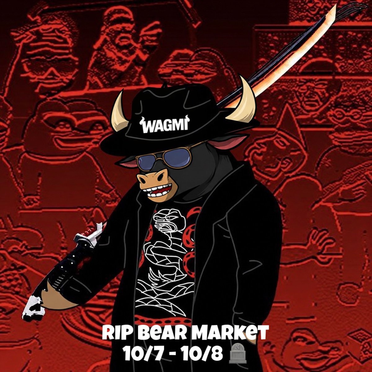 wearewagmi's tweet photo. Bulls in control Wagmi 🐂 https://t.co/FPwks1h27T