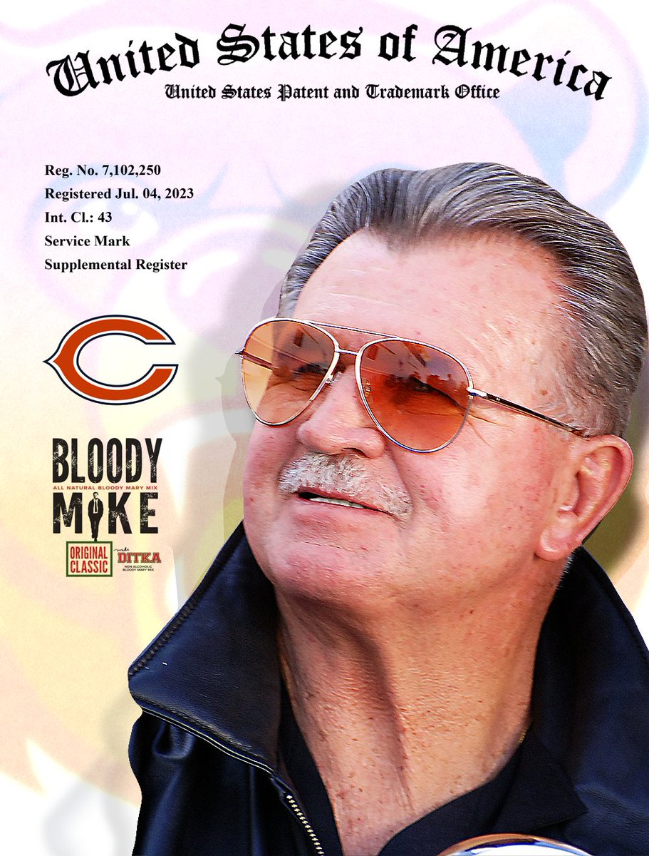uspto's tweet photo. Known as “Da Coach” of the Chicago Bears and “Iron Mike” as a football player, Mike Ditka was a legend in the football world. He described his style: “The other guys ride in limos. We ride in trucks.” May the biggest monster truck carry you home, Coach Ditka. RIP. https://t.co/Ghr6ccKMmi