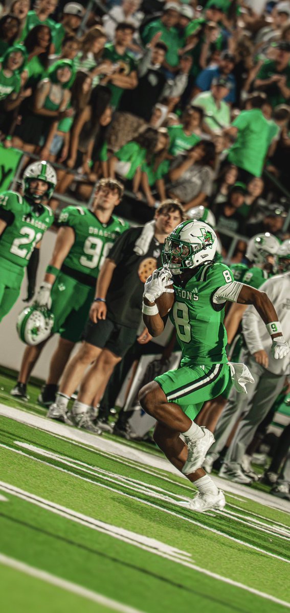 DezBryant's tweet photo. I get teary eyed every time I write these messages because I know your journey. One of the coolest things in the world to me is watching you do what you love. Continue to let God lead you! I don’t have much else to say, but I love you kid..I’m looking forward to watching you ball tonight. Go Dragons! 🐉