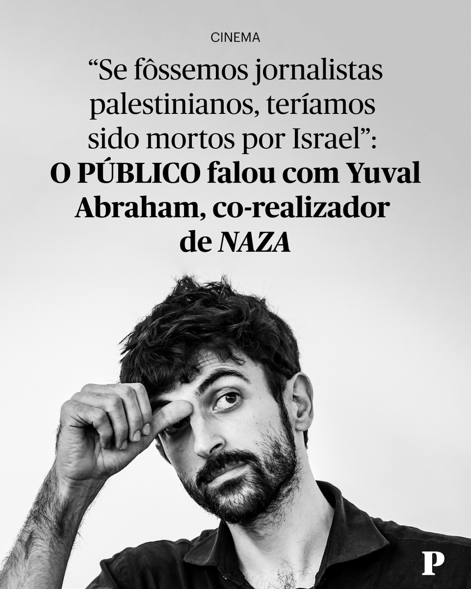 Publico's tweet photo. O filme valeu-lhe prémios, mas também ameaças. Desde o Festival de Veneza, Yuval Abraham e Rachel Szor ainda não regressaram a casa e têm a cidadania ameaçada pelo Estado de Israel.

Numa entrevista ao PÚBLICO, o realizador israelita fala sobre NAZA, a guerra em Gaza, o clima político em Israel e as consequências de expor aquilo que muitos preferem não ver. Na "única democracia do Médio Oriente", a dissidência vive-se longe de casa.

Leia a entrevista de Yuval Abraham: https://t.co/GcbbVZiHqD