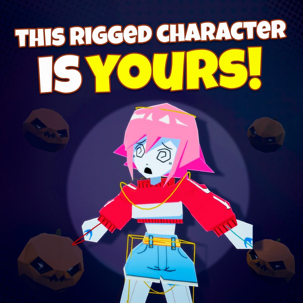 Crashsune's tweet photo. I've spent 2 years building a library of Low Poly resources!

And like any good Library, it's got THE most insane stuff for 100% free:

No tricks, only treats! 🎃( ¬‿¬)

https://t.co/CD4KOW9rpy https://t.co/YxrLjXi2Cg