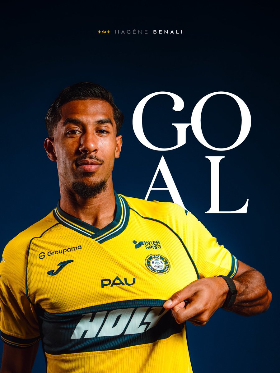 PauFootballClub's tweet photo. Notre numéro 7 alourdit le score à 3-1 et ouvre son compteur en Jaune et Bleu ! 🔥
#PAULAVAL
#RésolumentPalois https://t.co/U8E7mS8wza
