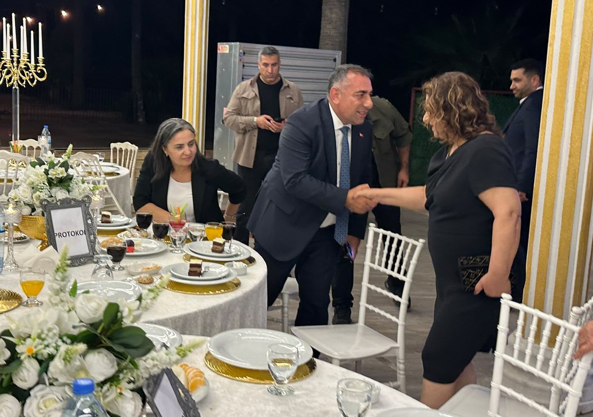 muzeyyensevkin's tweet photo. Karataş Eski Belediye Başkanı ve Karataş-Adana Büyükşehir Belediyesi Meclis Üyemiz Süleyman Balıkçı’nın kıymetli kızı Dilara ile Oğuzhan çiftinin düğün törenine katıldık. 

Genç çiftlere ömür boyu mutluluklar dilerim. https://t.co/LWKJHMcpLn