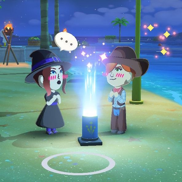 AgentSheenah's tweet photo. #Burnfield on a date 💕
I love Steve in his little cowboy costume so much 🥺
#REBHfun #TomodachiLife #residentevil #claireredfield #steveburnside #cleve https://t.co/DLUytnwfub