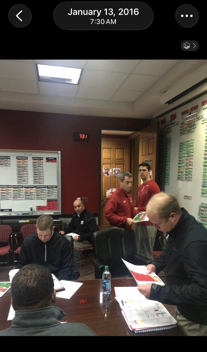 kearycolbert's tweet photo. I’ve always said that this was one of the greatest lessons that I learned while at Alabama. Won the Natty on Monday Night… traveled from AZ to T-Town on Tuesday… Staff Meeting at 7:30am on Wednesday. The things said in that meeting taught me lessons for life. https://t.co/W5h0qWa4cR