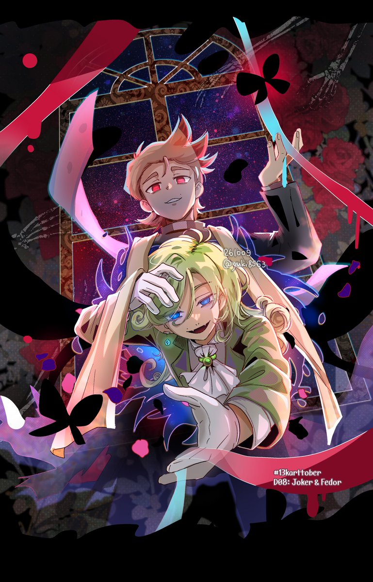 yuki8563_'s tweet photo. #13karttober
🤡✏️
D08- Joker and Fedor (Mafia AU)
( Джокер + Фёдор )
I made 2 versions😚
-
#13карт #13cards #ЗемляКоролей https://t.co/o0ppzP8tHY