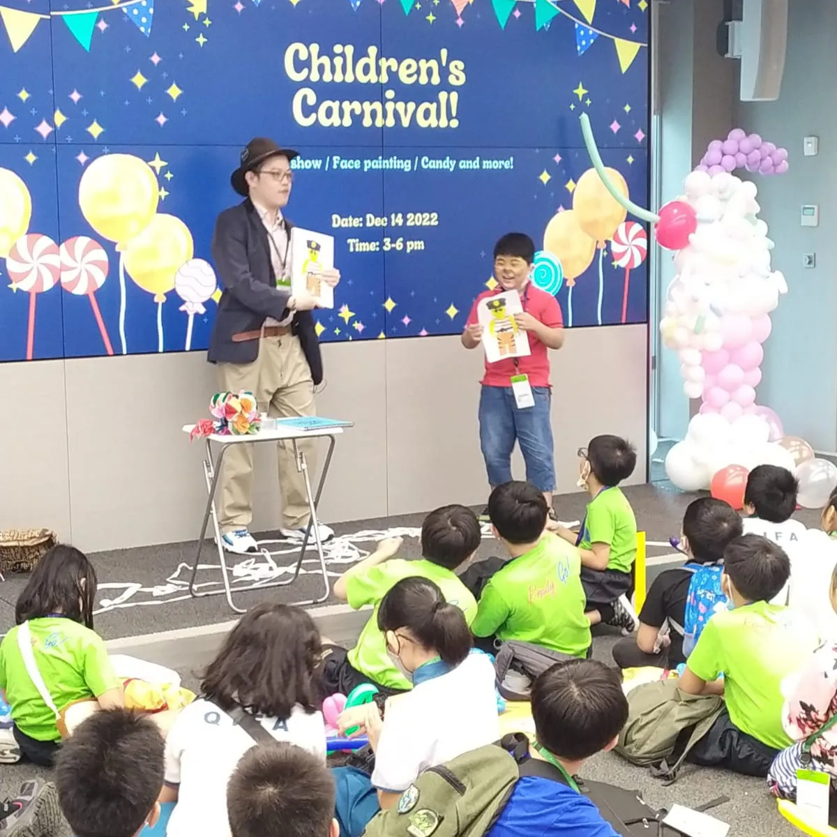 Danielsk824's tweet photo. Thanks to @bloomberg and @soul_floristry for having my team at your Charity Children’s Carnival. Honored to bring Stage Magic and Balloon Sculpting to the event. Book your Magic Show: 96413170 https://t.co/p2E7Qm9yXv