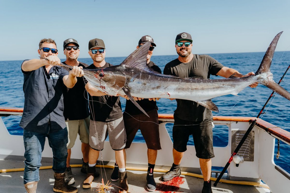 masterplancomm's tweet photo. 2026 MPC Fishin’ Mission
The 14th Annual Fishin’ Mission was full of firsts – 1st Marlin, 1st Wahoo &amp; first fisherman to win 2 awards! Over the 2.5 day trip we caught a combined total of 100 Dorado, 178 Yellowfin Tuna, 5 California Yellowtail, 2 Wahoo &amp; a Striped Marlin! https://t.co/HruKIgJZiZ
