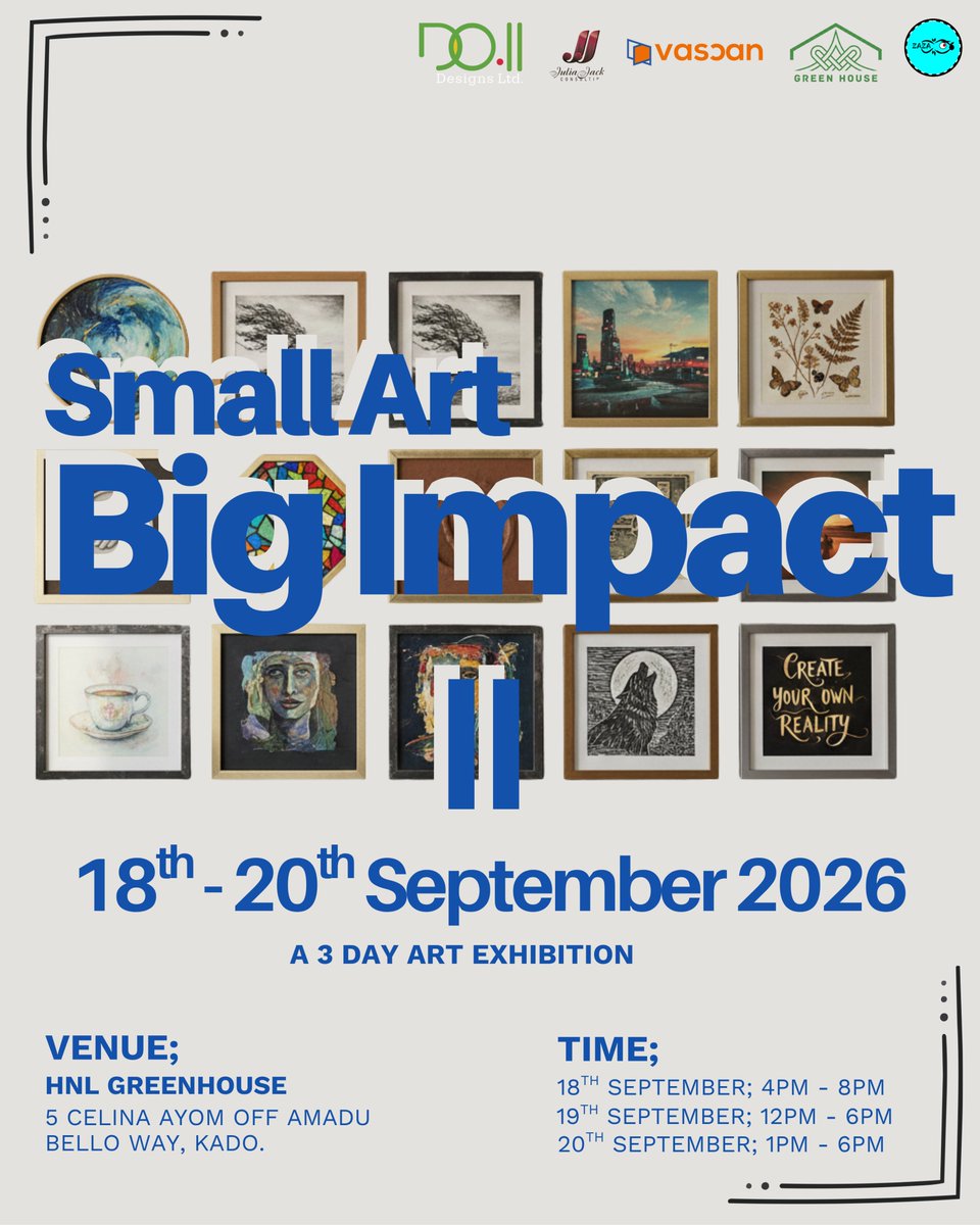 zazarat's tweet photo. 1st Edition we sold 7 Original works 
2nd Edition we sold 20 Original works

3rd Edition can only get better by God's Grace and with the help and support of People who want to be a part of it and see it grow 🙏 https://t.co/no4GPr1gD1