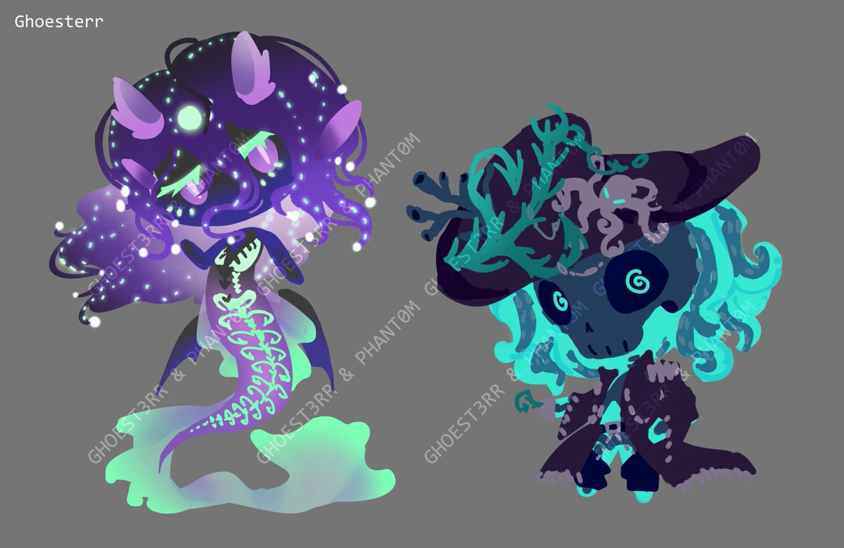 Phant0XGh0st's tweet photo. Hello everyone! I`m Gh0est3rr - Phant0m`s partner and another artist here 👻
I`m not as active as my gf but I might sometimes post here

Those are our characters sketchy Demo designs! It was really fun drawing them

#Gh0est3rr #WIP #art  #oc https://t.co/GrFM2jQVir
