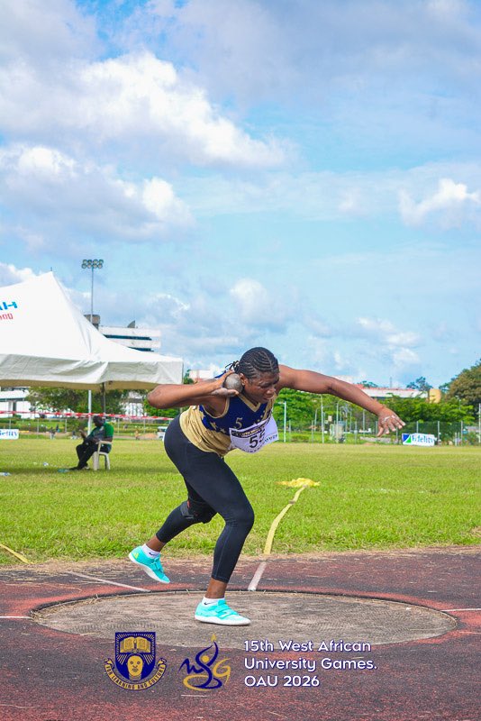 waug_26's tweet photo. Pure strength on display by women athletes during Shot Put at the 15th WAUG Games OAU, Ile-Ife 2026!

Heavy metal, heavier impact! 🏋🏾‍♀️🔥

Power. Focus. Release! 💥

She didn't just throw it— she LAUNCHED it!💪🏽❤️✨

#OAUWAUG2026 https://t.co/4o57fzApmr
