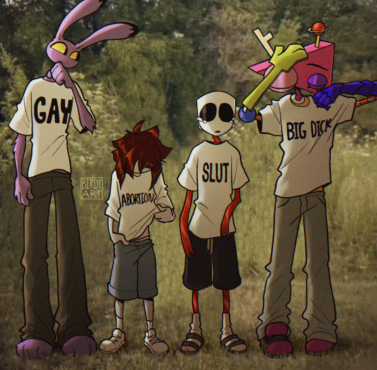 xBirdyArtzxx's tweet photo. GUYS HERES SOME MEEEEMES

#art #artist #tadc #theamazindigitalcircus #fanart #animation #ytshorts #shorts #digitalart #fyp #character #characterart #memes https://t.co/pCxRBg72hc