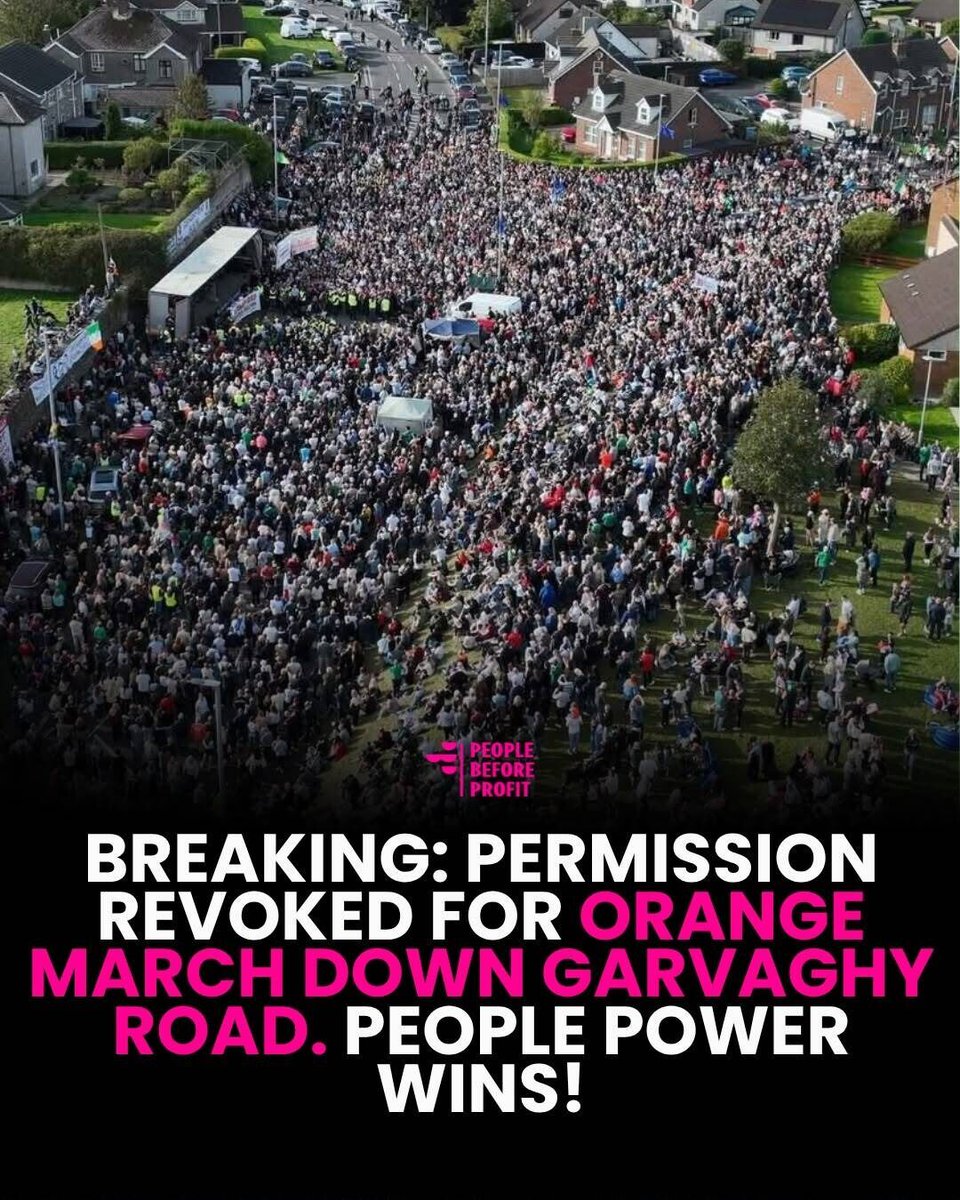 paulmurphy_TD's tweet photo. Great to see scenes of joy from Drumcree as people learn permission for a triumphalist Orange Order march has been revoked!

Well done to this incredible community. It was an honour to stand with you.

People power held the line against the Orange Order and sectarianism.

✊✊✊ https://t.co/2Ndz7VJzOg