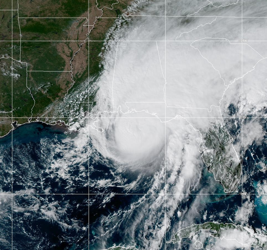 WeatherRouting's tweet photo. Isaias has just been upgraded to a Category 3 Major Hurricane as it makes its final approach to the US Gulf Coast. Hurricane Warnings remain in effect from the Florida Panhandle to the coast of Mississippi. Contact WRI for more information ahead of the storm's landfall! https://t.co/wqwnD6oYCG