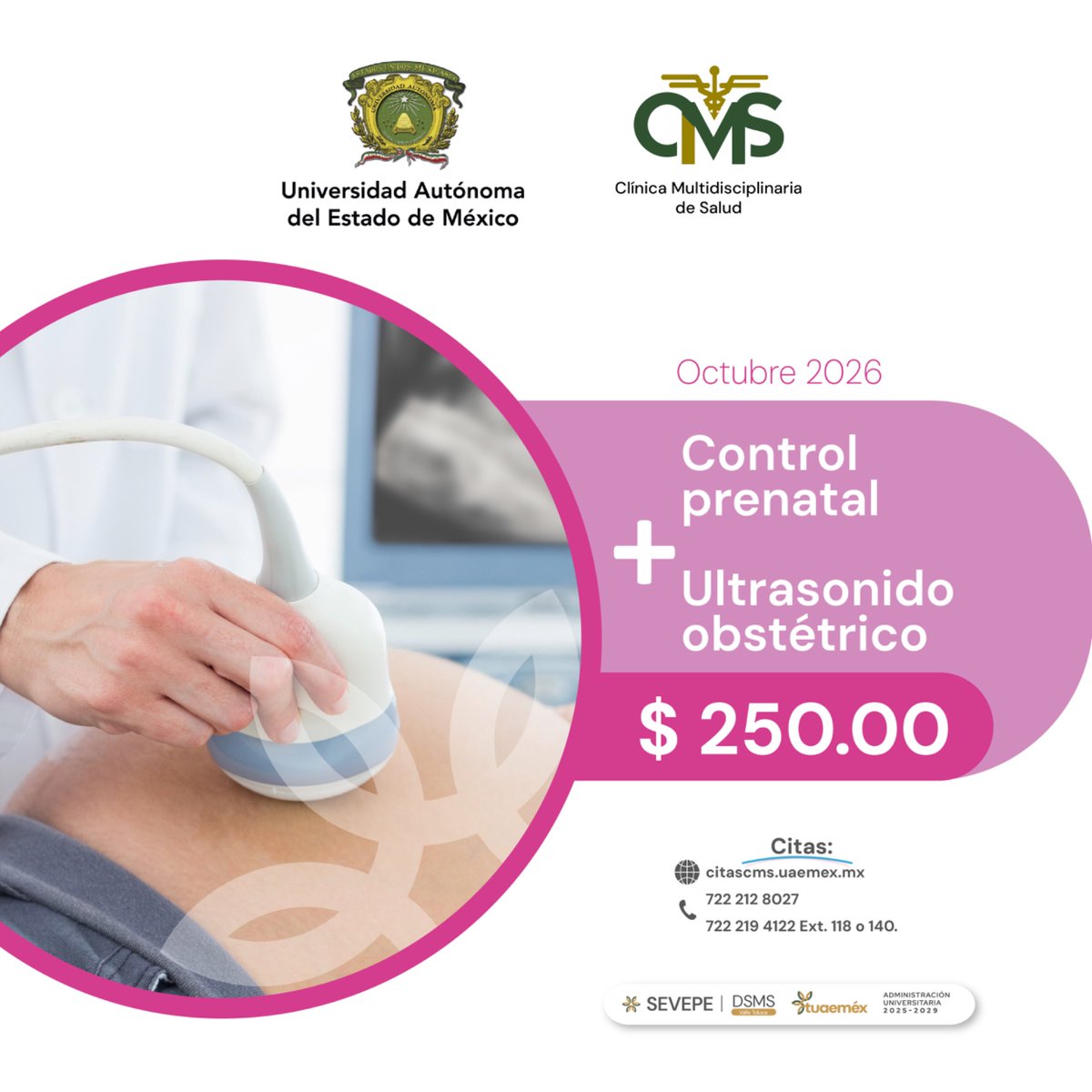 UAEM_MX's tweet photo. #tuaeméx se suma a la lucha contra el Cáncer de Mama.
 
Durante octubre, la @CMSUAEMex, te ofrece paquetes para el cuidado de la mujer a precios especiales.

Agenda tu cita en: https://t.co/T9oJ5OC06G
 722 212 80 27 / 722 219 41 22 extensiones 118 o 140. https://t.co/5zqNmSlroi