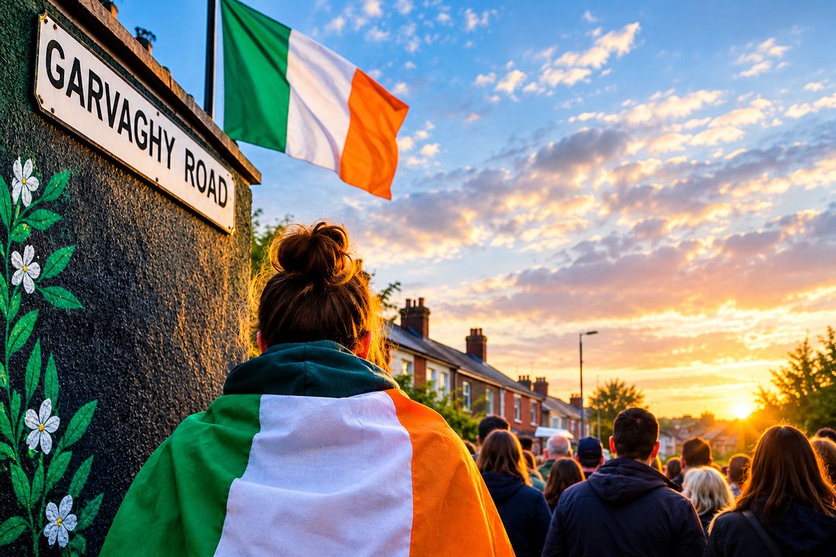 MackyEire's tweet photo. The decision to refuse the parade is a landmark moment for equality, dignity and the principle of consent. A proud day to be Irish. 🇮🇪 #GarvaghyRoad #Equality #IrishPride https://t.co/L6YA7m21Dx