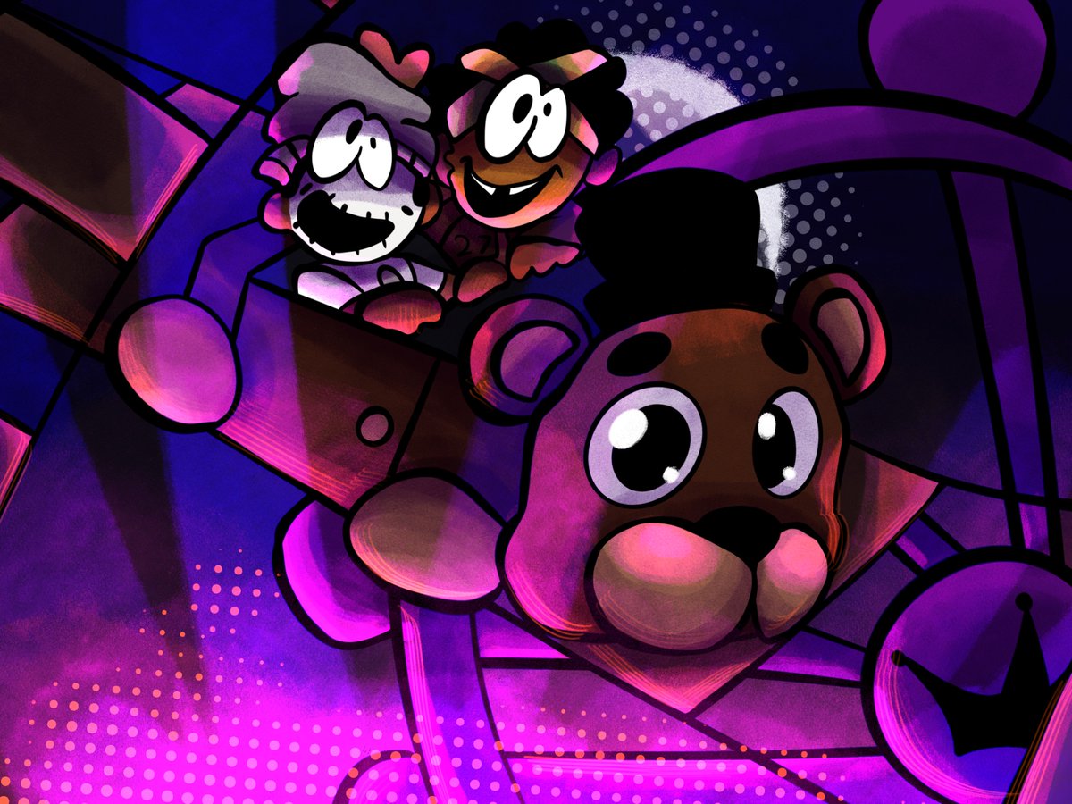 Springzers's tweet photo. #ourpletober freddycoaster https://t.co/RRC3g7K8z9