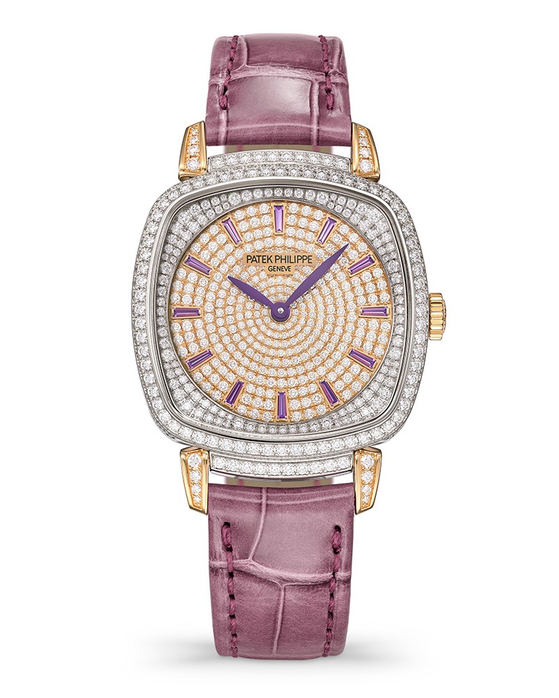 WatchTime's tweet photo. Patek Philippe gives the Gondolo a colorful new chapter with six Ladies First models unveiled in Milan, pairing cushion-shaped gold cases with quartz movements, diamonds, and vivid gemstones.

https://t.co/yz4xLRdNCr

#patekphilippe #watchtime https://t.co/JfTdU8DFI4