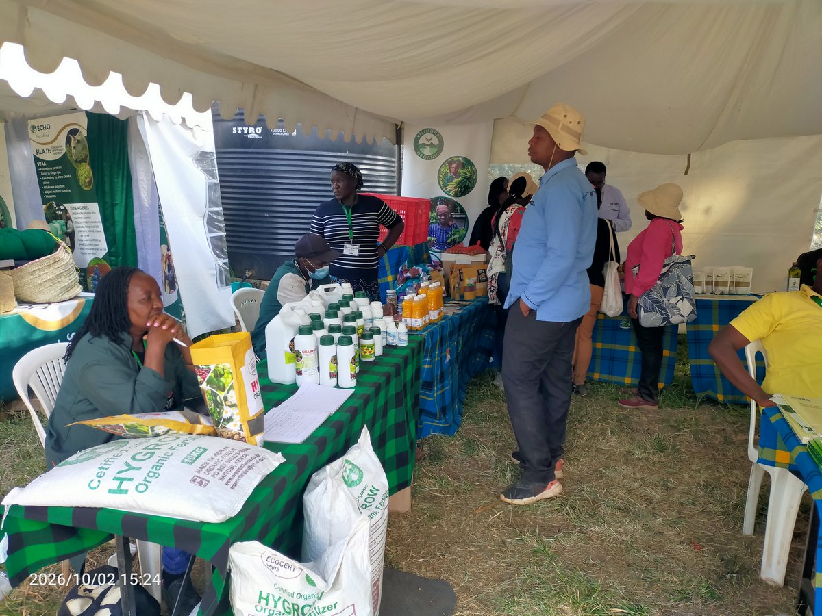 KoanKenya's tweet photo. 💚A BIG THANK YOU to our partners who exhibited under the KOAN Kenya Organic Stakeholder booth at #NairobiInternationalTradeFair2026! From organic farm inputs to healthy foods &amp; innovative avocado products, you showcased the power of organic agriculture. 
@kilimohai_ke 
#organic https://t.co/9WQNj7tiyJ
