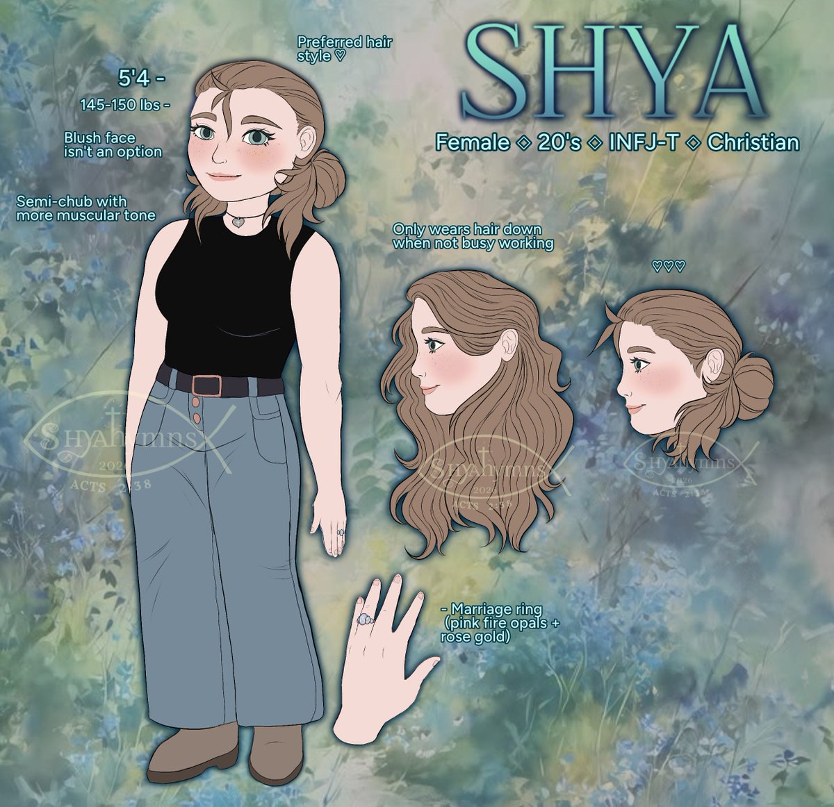 shyahymns's tweet photo. 🩵 Welcome to my page, fellow sojourner 

I am a Christian artist and story writer who does a little bit of anything and everything all for the Glory of God ~✨ 
✍️ I draw humans and animals mainly!

Please read my Word of Faith document below for clarifications on my content! https://t.co/tGuzTeQFnJ