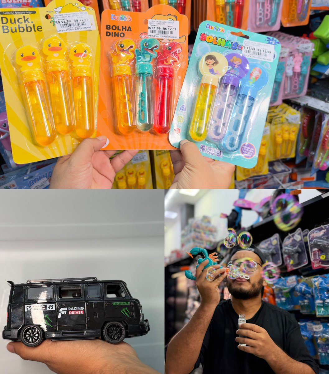 paraisonograle's tweet photo. 🧸🎁 O brinquedo do seu filho está na Borboleta Outlet!

😍 Tem brinquedos a partir de R$ 7,00! São várias opções para a criançada se divertir, com bonecas, carrinhos e muito mais!🧒🏼✨ https://t.co/KfZ4OfBYyK