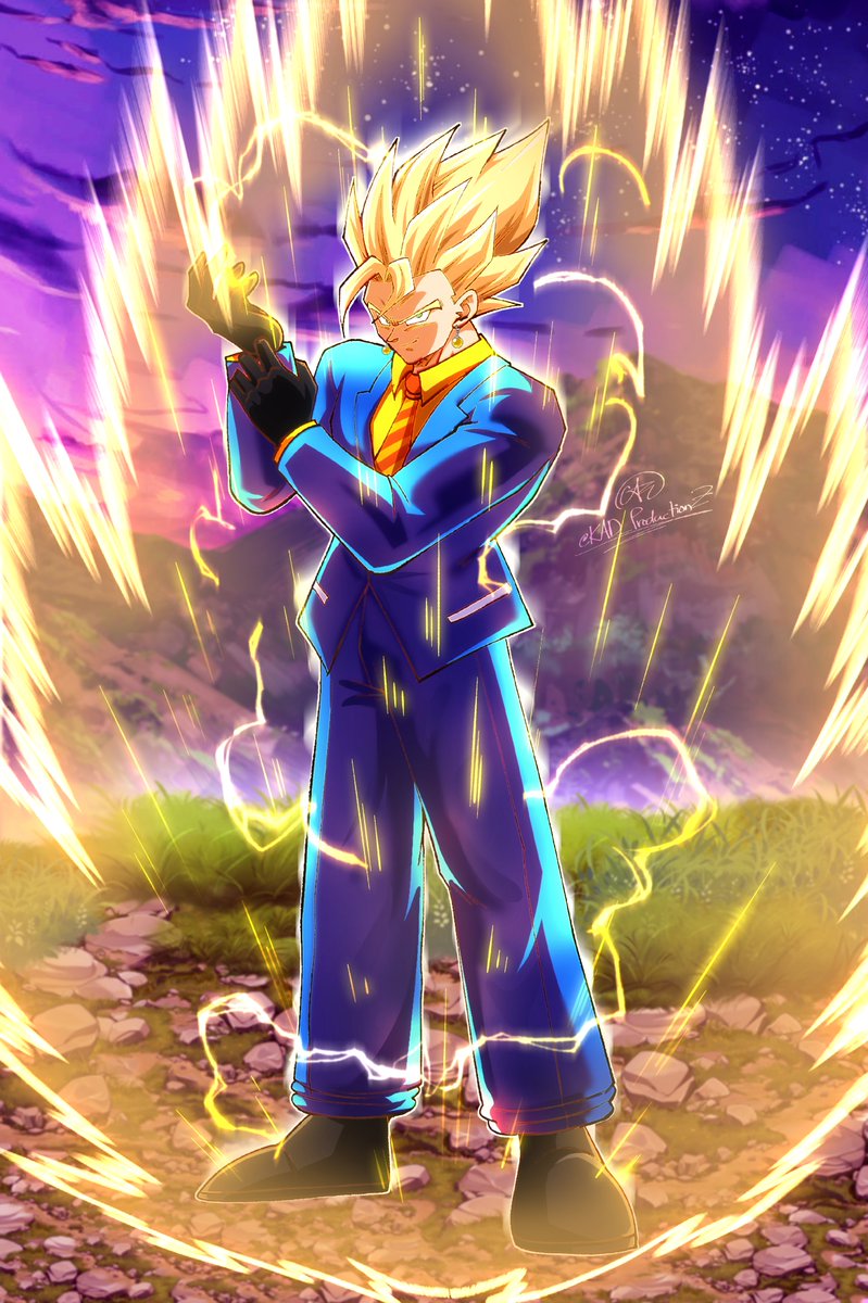 KAD_ProductionZ's tweet photo. Fix the artwork, adding the potara, I'm a fraud... 😔 https://t.co/nQoQzwWdAU