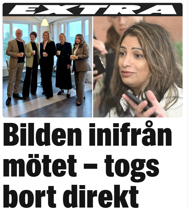HanssonLife's tweet photo. Om dessa galna kärringar skall styra Sverige i fyra år så är det tack och godnatt Sverige långt värre än vad som redan är ett faktum. https://t.co/92k6aYukmj