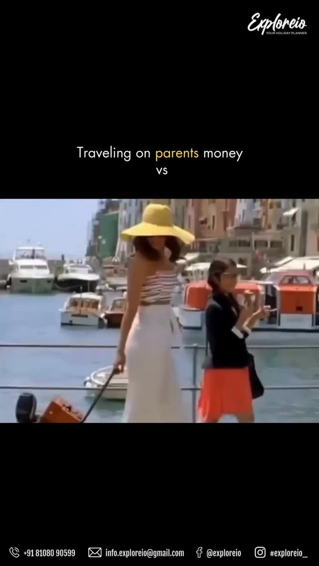 blend643's tweet photo. Parents’ Money Travel: 5-star hotels, room service, airport pickup, shopping like royalty. Your Own Money Travel: hostels, budget meals, 15 km walks to save ₹300, and luggage workouts. https://t.co/gyQ73615Rk