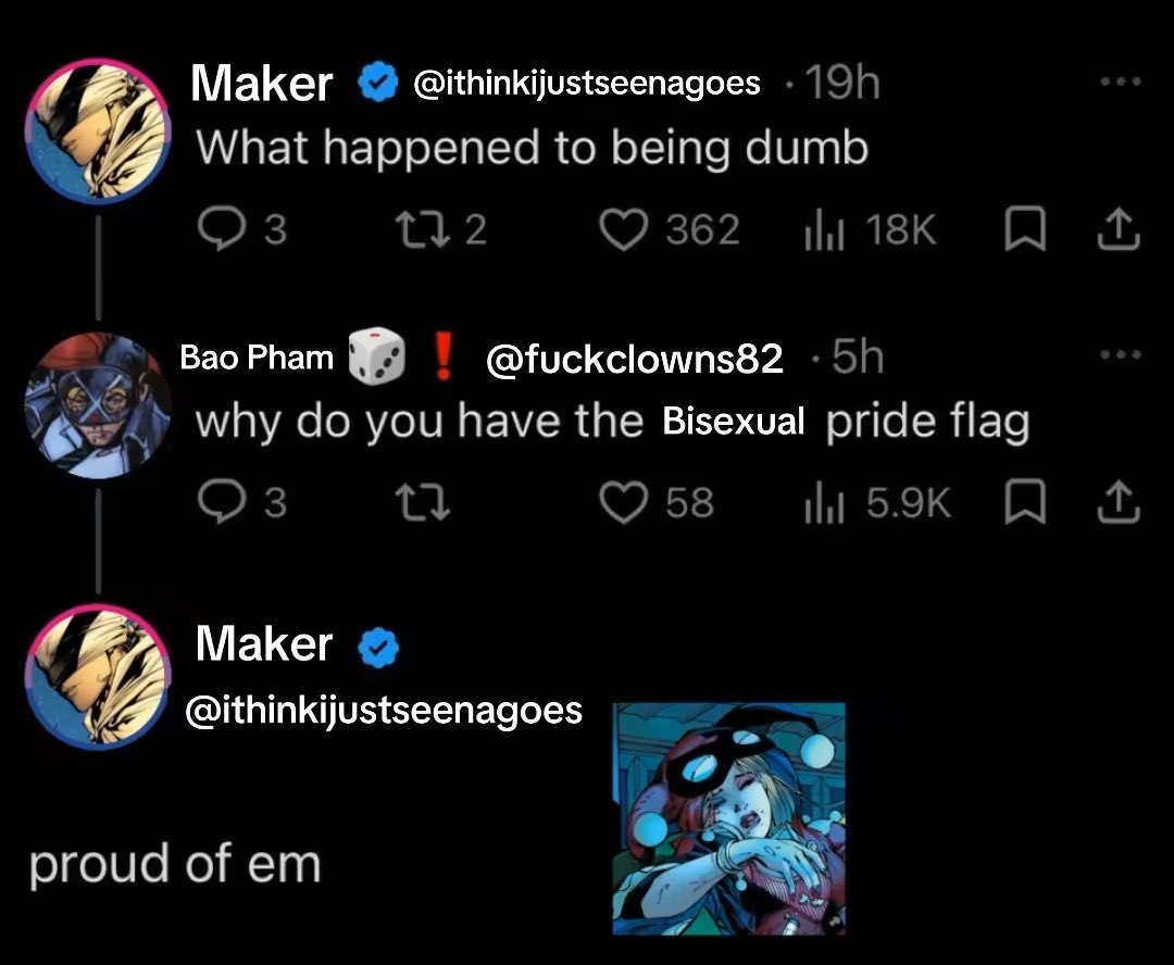 strsapph's tweet photo. they were brought up during a fortnite match a few days ago #ghostmakerdc #clownhunterdc #harleyquinn https://t.co/UnjpshLW6X