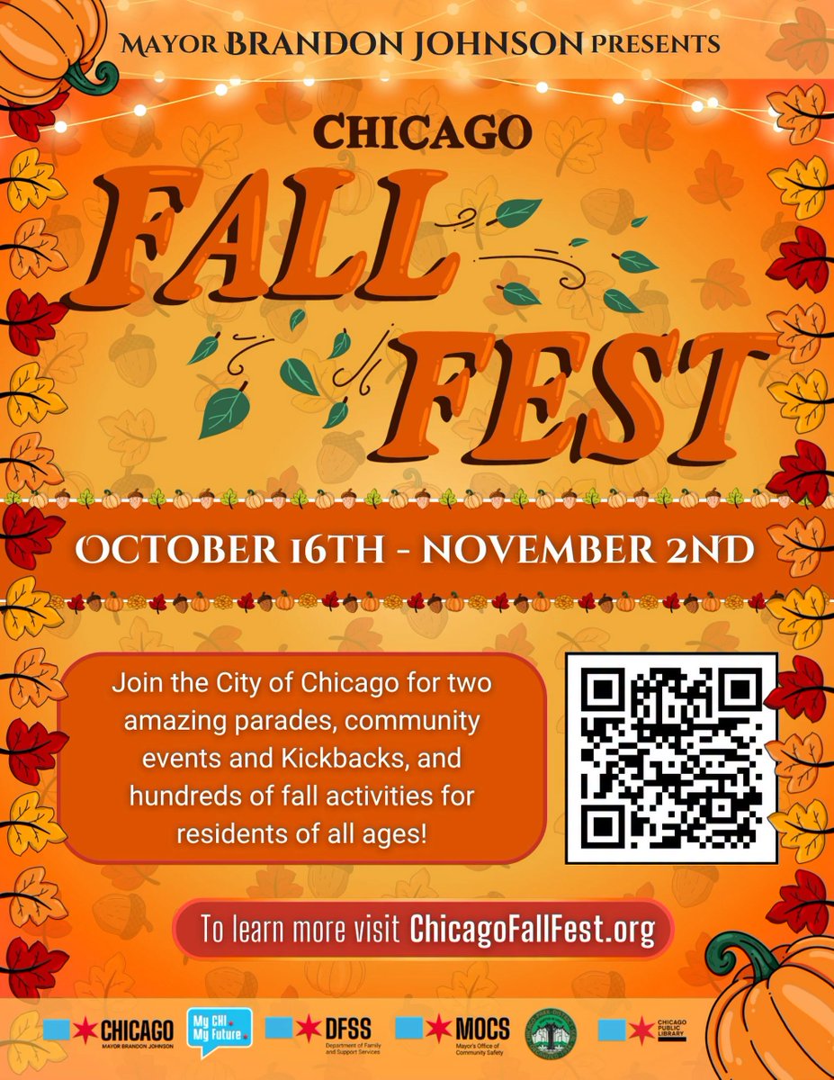 ChiPubSchools's tweet photo. Get ready for Fallapalooza 2026 on Friday, October 16, from 5:30–8 p.m. at the Harold Washington Library’s Haunted Winter Garden! 👻

Teens ages 14–19 are invited to enjoy this FREE event featuring:
🌮 Food
🎨 Arts & crafts
🔦 Laser tag
👻 Spooky activities
🎭 Costume contest with prizes
🎟️ Raffles and more!

Grab your friends, wear your best costume, and come celebrate the season!

👉 RSVP today:https://t.co/S4TFcjoE42