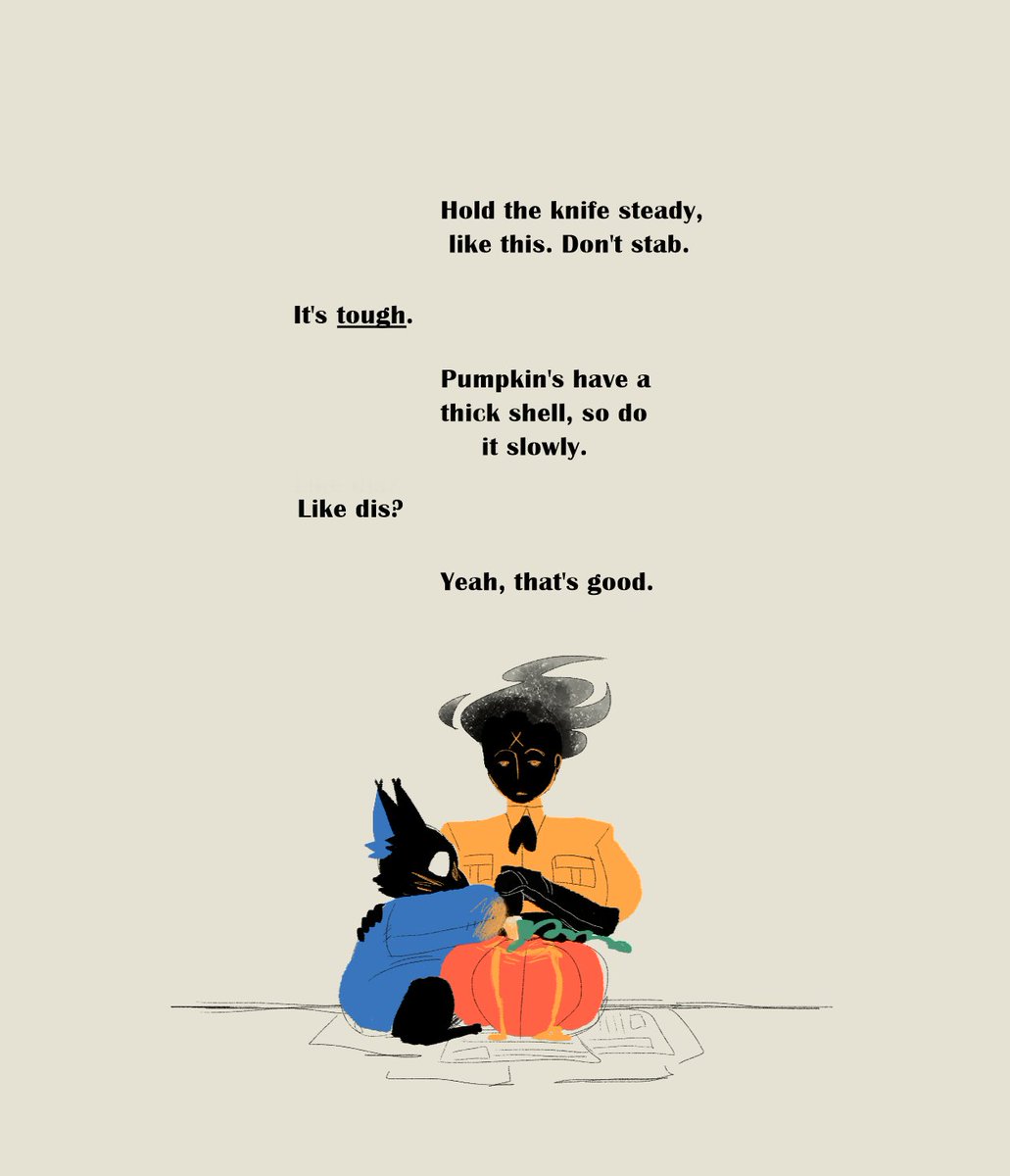 MadameLumanii's tweet photo. pumpkin carving 
#deadlock https://t.co/QPR2zA60hK