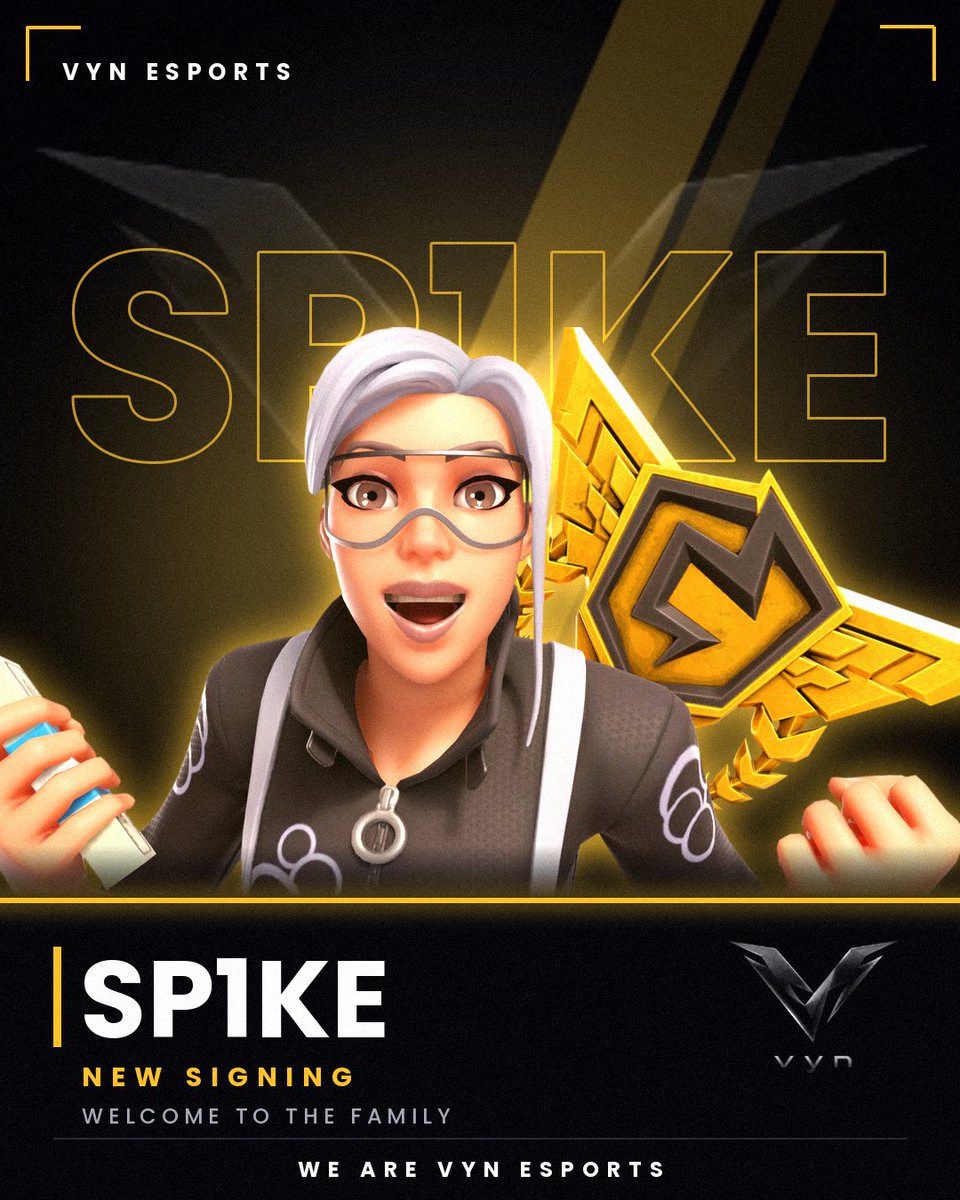 vynesports's tweet photo. Welcome @Spikefnx 🙏 https://t.co/AoTOIF5fjs
