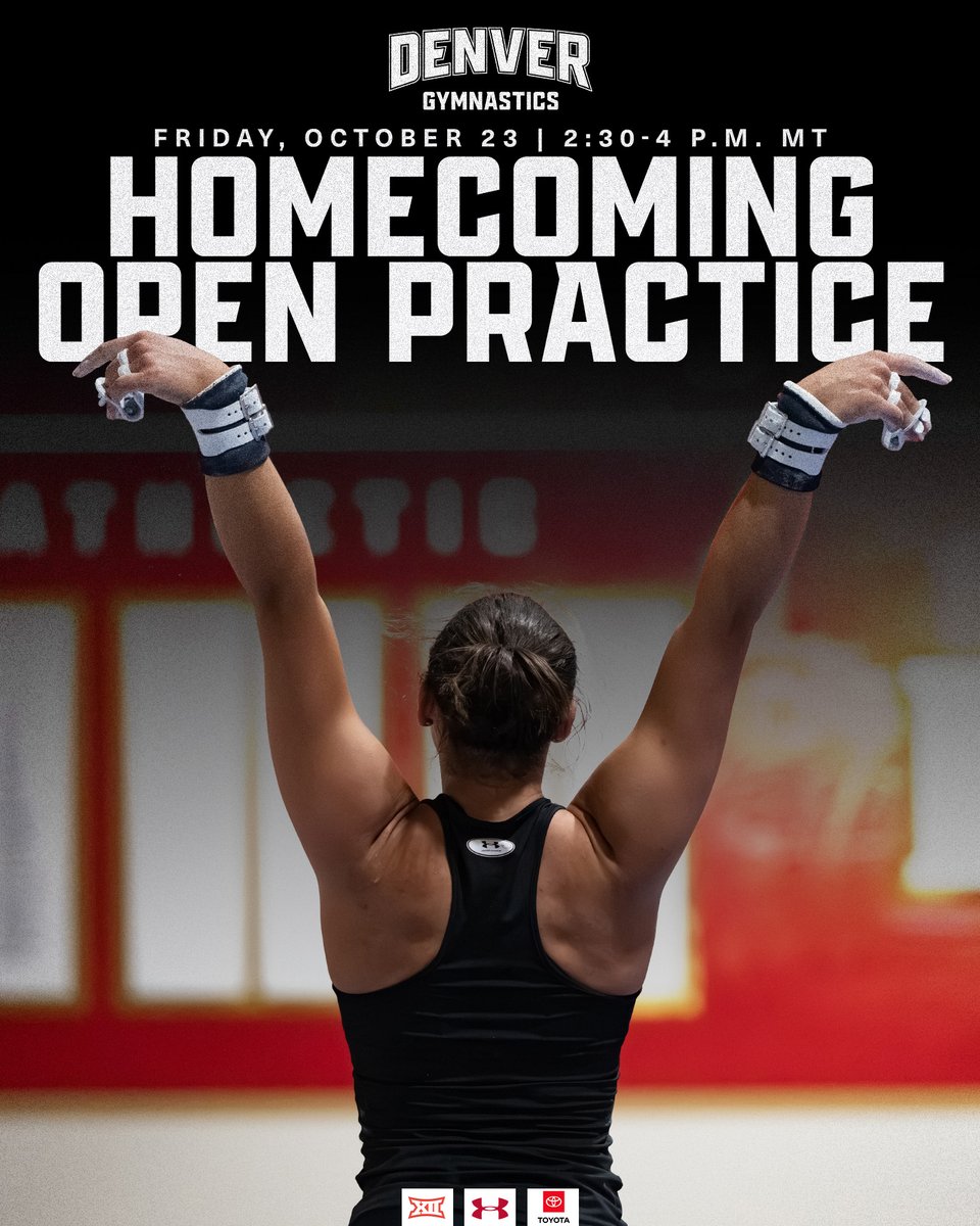 DU_Gymnastics's tweet photo. .@UofDenver Homecoming is coming up fast! #GoPios https://t.co/D5BY6Un7kb