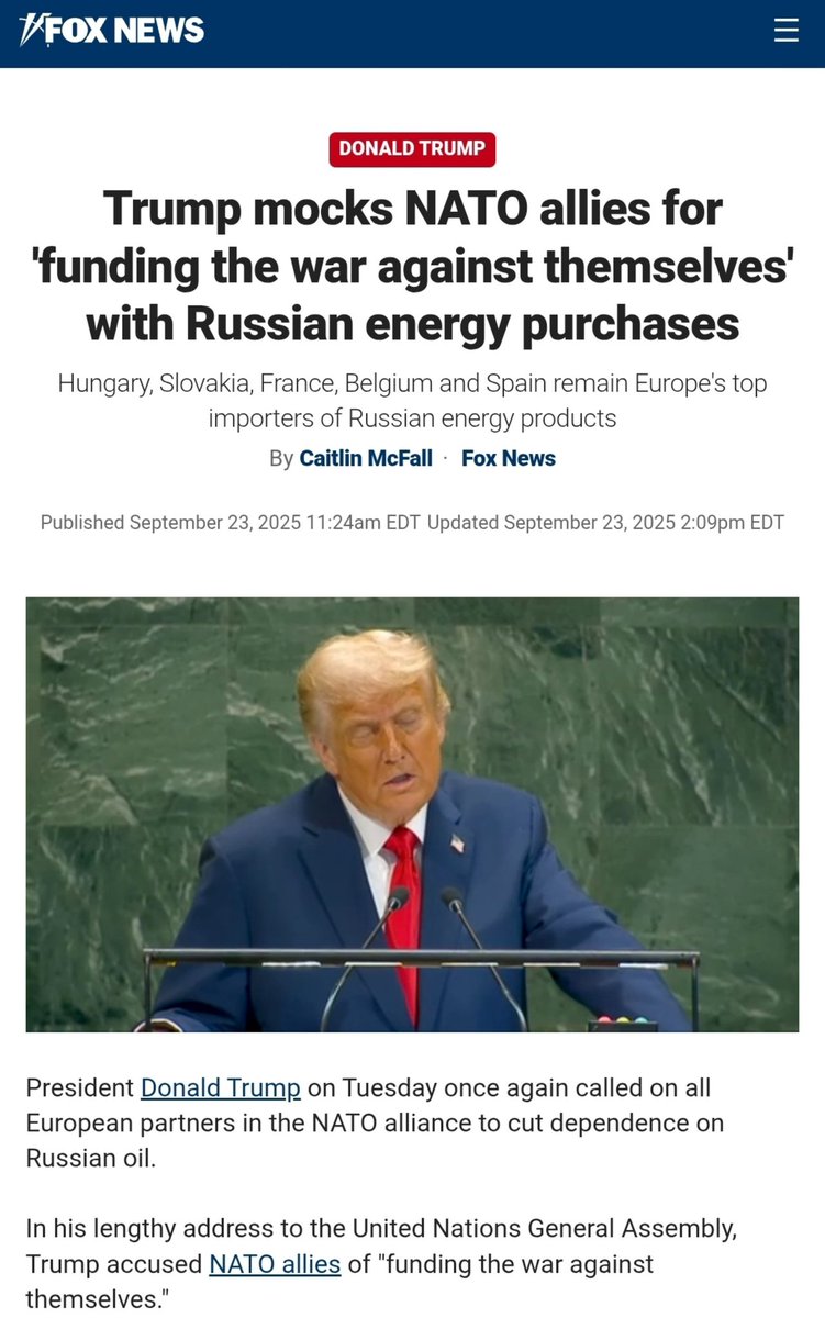 OlgaBazova's tweet photo. Trump fцcked up so bad with Iran that he has to beg Putin to release diesel into global market to try and save the midterms.

Russia on the other hand will, of course, take this opportunity to make money, as there's nothing to lose.

Someone should check on every single 🇺🇦 stan though. 

Meanwhile: