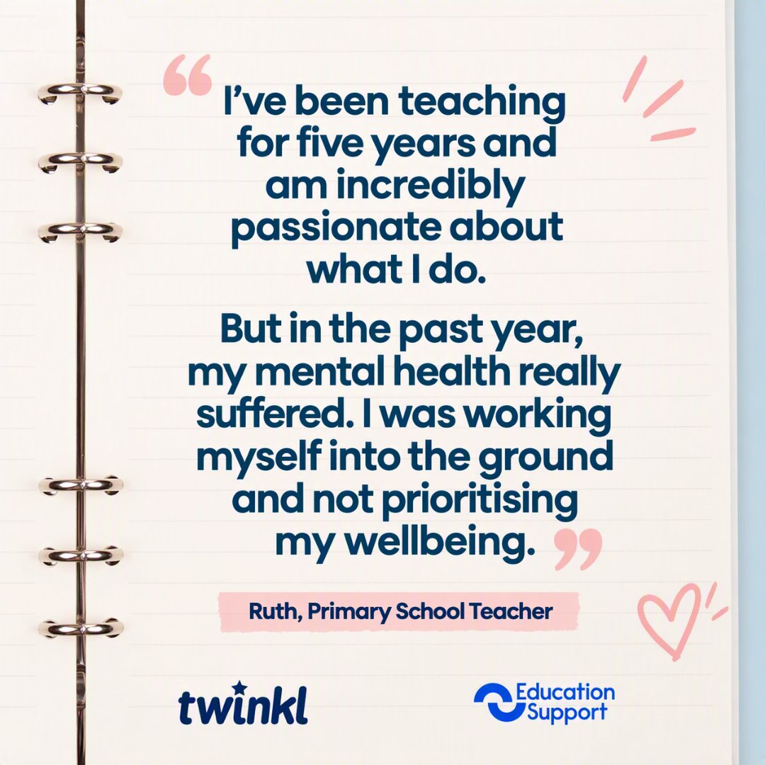 twinkl_edu's tweet photo. The message this World Mental Health Day is simple:

Support starts with being heard 💙.

We know that working in education can be incredibly rewarding, but some days can feel harder than others.  If you’re feeling stressed, burnt out or simply need someone to talk to, support is available.

 @ Education Support is a UK charity that has supported the mental health and wellbeing of everyone working in education for almost 150 years.

They have a free, confidential helpline that’s open 24/7 for teachers and education staff. 

📱 Education Support’s helpline:

08000 562 561

Please save this number in your phone and share it with a colleague 💙.

Find more resources to support good mental health, here: https://t.co/yywfuqpezl