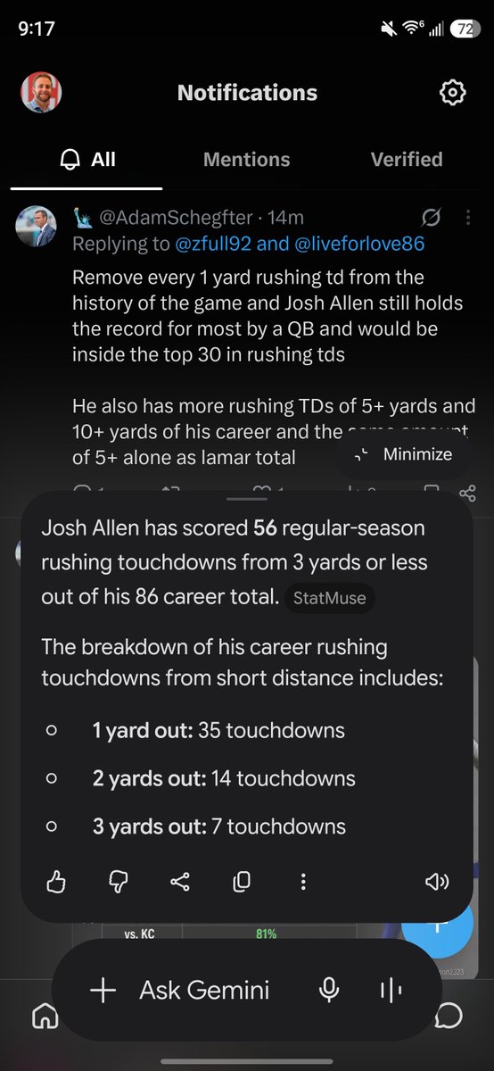 zfull92's tweet photo. @AdamSchegfter @liveforlove86 This is y'all's whole argument that your "QB" is the best in the world 😂 https://t.co/nWulME4kth